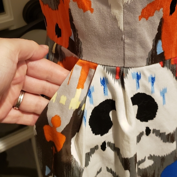 Maggy London abstract print dress - Picture 3 of 5